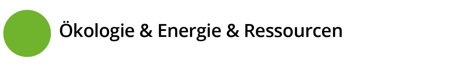 Ökologie